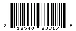 UPC barcode 718540633175