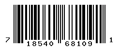 UPC barcode 718540681091