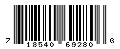 UPC barcode 718540692806