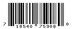 UPC barcode number 718540759080