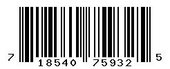 UPC barcode number 718540759325