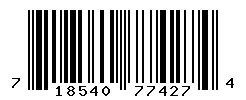 UPC barcode number 718540774274