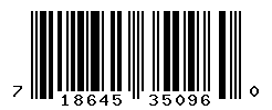 UPC barcode number 718645350960