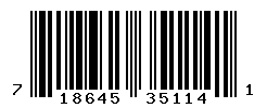 UPC barcode number 718645351141