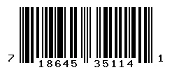 UPC 718645351141 barcode image