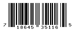 UPC barcode 718645351165