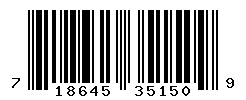 UPC barcode number 718645351509