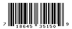 UPC barcode 718645351509