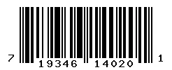 UPC barcode 719346140201