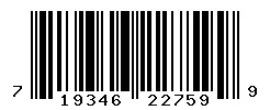 719346227599 barcode