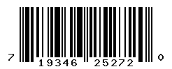 UPC barcode number 719346252720