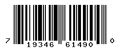 UPC barcode number 719346614900