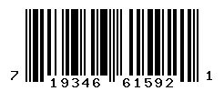 UPC barcode 719346615921