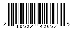 UPC barcode number 719527426575