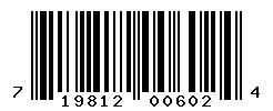 UPC barcode number 719812006024 lookup