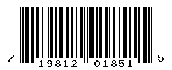 UPC barcode number 719812018515 lookup