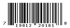 UPC barcode number 719812201818 lookup