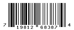 UPC barcode number 719812683874 lookup