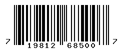 UPC barcode number 719812685007 lookup