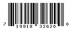 UPC barcode 719918326200
