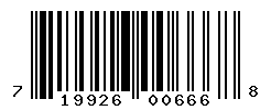 UPC barcode number 719926006668