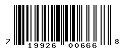 UPC barcode 719926006668