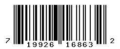 UPC barcode 719926168632