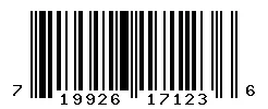 UPC 719926171236 barcode image