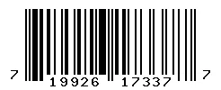 UPC barcode 719926173377