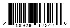 UPC barcode 719926173476