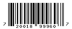 720018999607 barcode