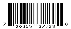 UPC barcode number 720355377380