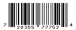 UPC barcode 720355777524
