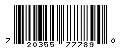 UPC barcode 720355777890