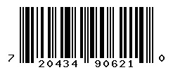 UPC barcode number 720434906210