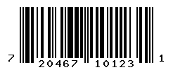 upc 720467101231 barcode image