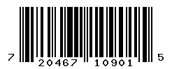 UPC barcode number 720467109015