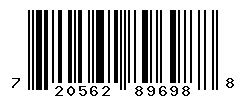 UPC barcode number 720562896988