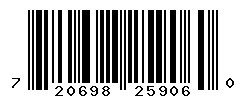 UPC barcode number 720698259060