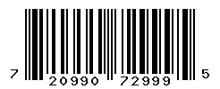 UPC barcode number 720990729995