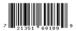 721351601899 barcode