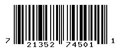 721352745011 barcode