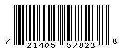 UPC barcode 721405578238