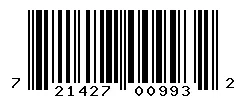 UPC barcode 721427009932