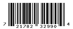 UPC barcode number 721782329904