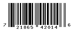 upc 721865420146 barcode image