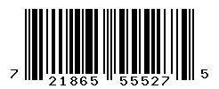 UPC barcode number 721865555275