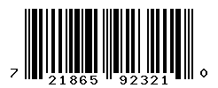 upc 721865923210 barcode image