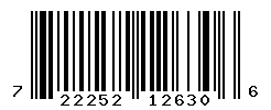 UPC barcode number 722252126306