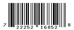 UPC barcode number 722252168528